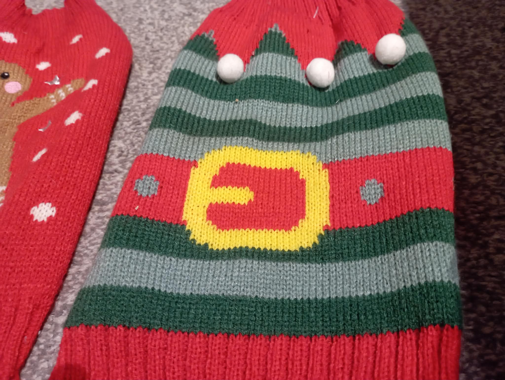 CAT FUN Two CHRISTMAS JUMPERS Small