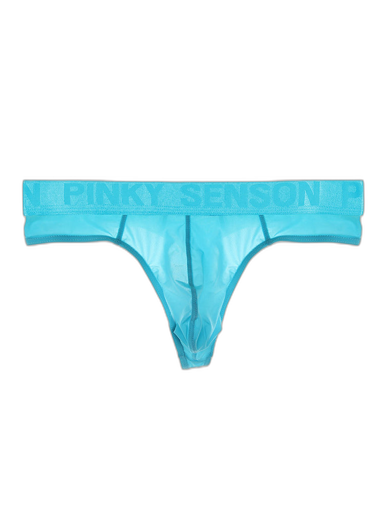 4 Pack Men's Sexy Nylon Low-Rise Comfortable Thong & Strings