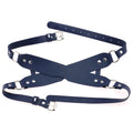 Leather Double Strap Eye Mask Blindfold