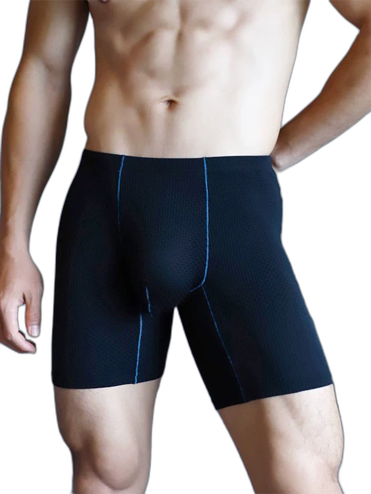 3 Pack Men's Anti-chafing Waffle Boxer Briefs