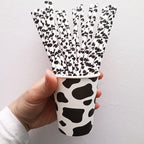 EaciTown 50 Pcs Cow Print Paper Cups – Cowgirl & Farm Birthday Party Supplies