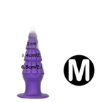 Christmas Tree Dildo - Silicone Butt Plug with Unique Layered Design - 3 Sizes