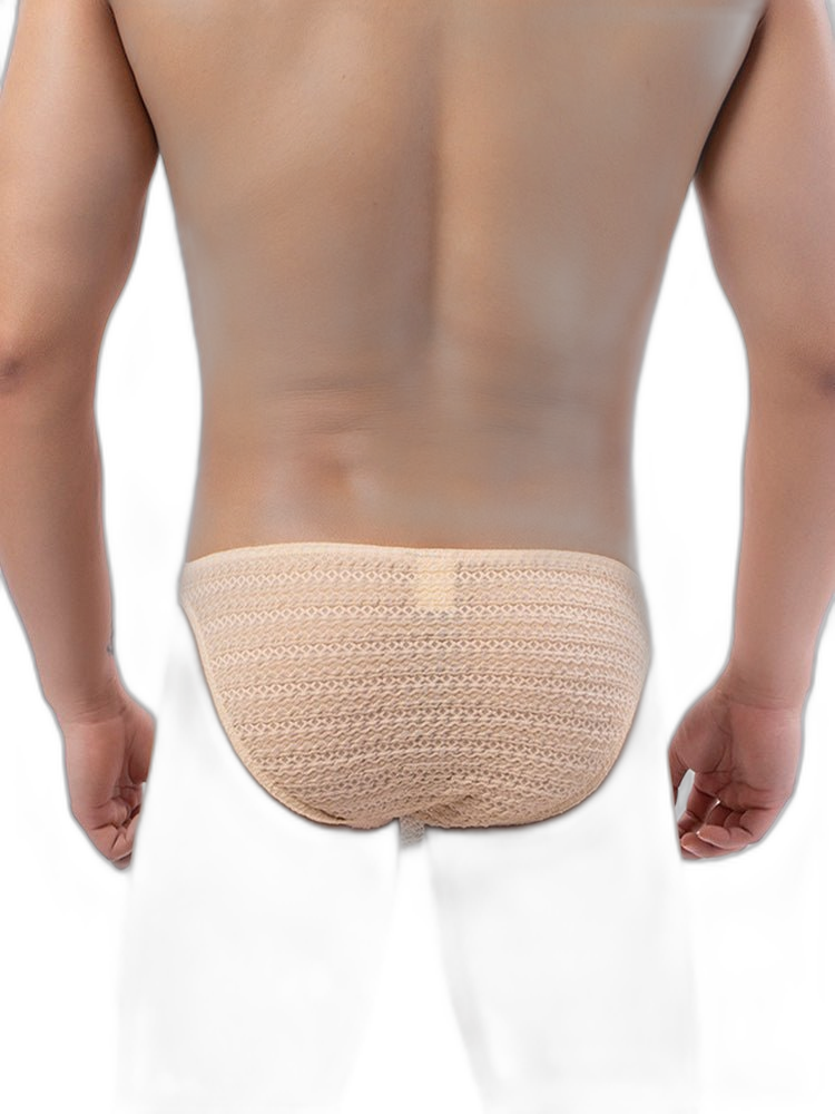 3-pack Men's Low-rise Sexy Mesh Lace Briefs
