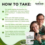 Earth Circle Organics Organic Chlorella Tablets 1000 Count | High Potency Chlorophyll Supplement | Broken Cell Wall for Absorption | Vegan, Kosher, Non-GMO | Pack of 3