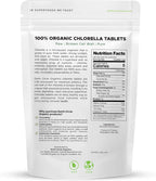 Earth Circle Organics Organic Chlorella Tablets 1000 Count | High Potency Chlorophyll Supplement | Broken Cell Wall for Absorption | Vegan, Kosher, Non-GMO | Pack of 3