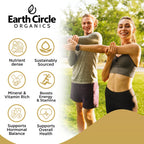 Earth Circle Organics Gelbes Maca-Wurzelpulver – Natürliches Superfood, Vegan, 227 g (2er-Pack)