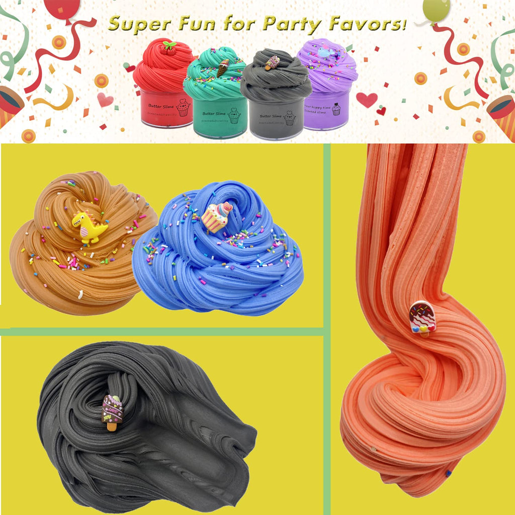 EASYCITY 41-Pack Mini Butter Slime Kit – Scented Slime Party Favors
