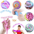 EASYCITY 41-Pack Mini Butter Slime Kit – Scented Slime Party Favors