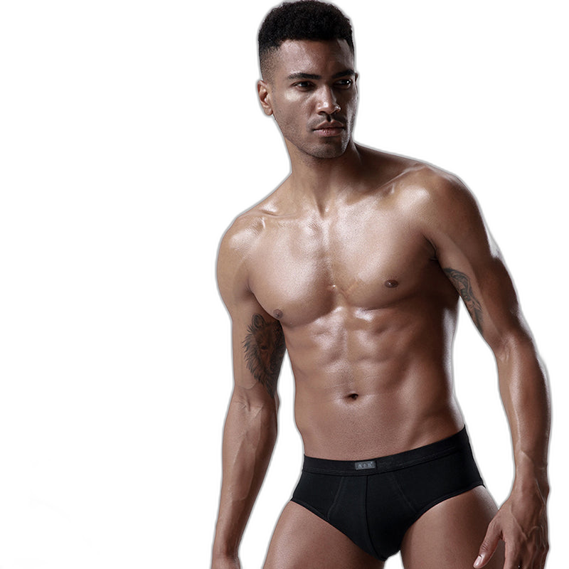 4 Pack Cotton Support U Convex Pouch Briefs