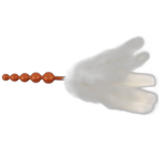 Vixen - Silicone Anal Beads - Different Sizes 5 Anal Balls - Fox Tail Anal Plug