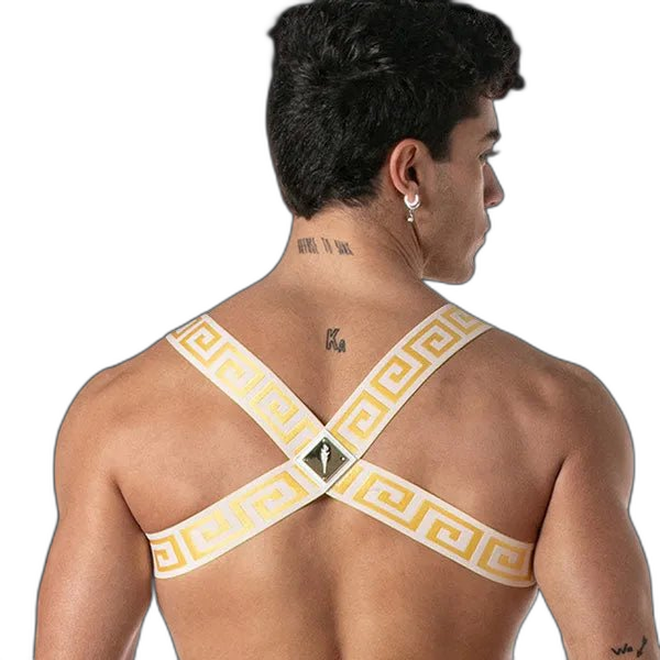 Leader Invictus Harness | White Gold