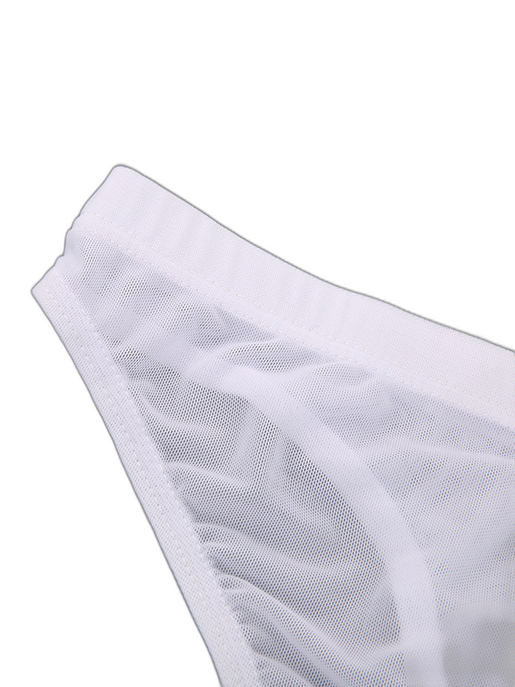 2 Pack Men's Seductive Mesh Sheer Briefs