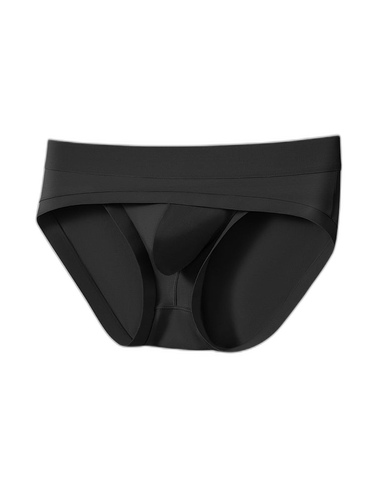 2 Pack Men's Ultra-Soft Fabric Stretch Fit Supportive Pouch Breathable Briefs
