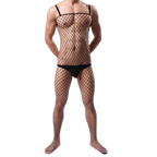 'Show It All' Mens Fishnet Bodysuit