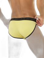 3 Pack Men's Large Pouch Button Waistband Briefs