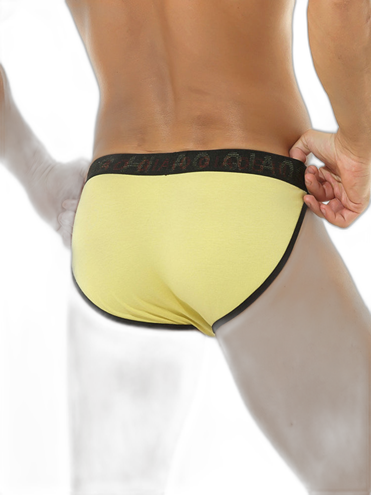 3 Pack Men's Large Pouch Button Waistband Briefs