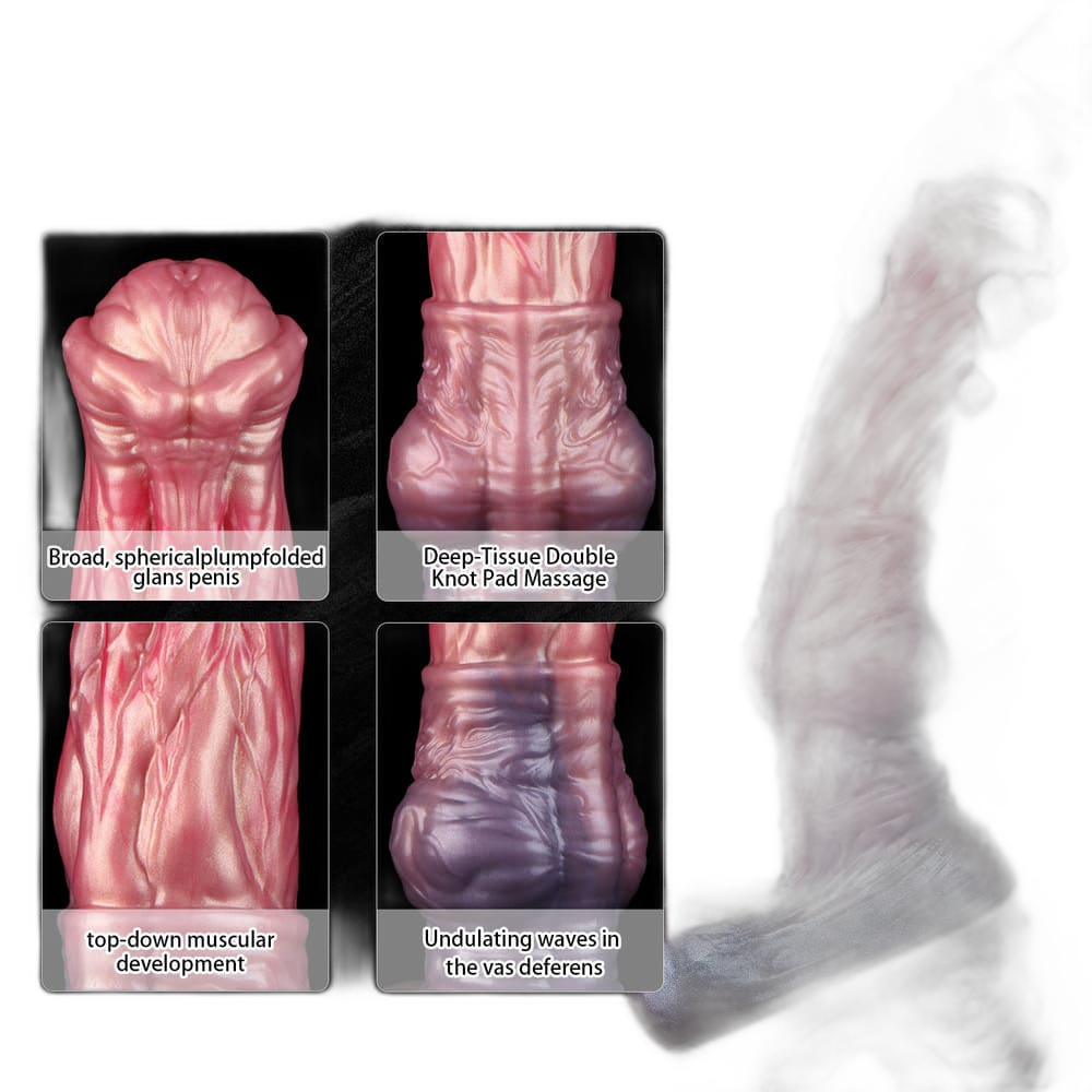 Bulger - Fantasy Silicone Dildo - Centaur Dildo - Knot Dildo