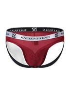 3 Pack Men's Mesh Thong with Stretch & Breathable 3D Support Pouch