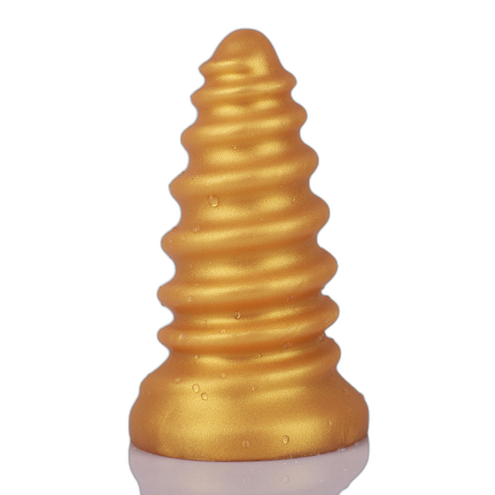 Milo - Ribbed Butt Plug - Soft Anal Dilator - Huge Anal Toy - Anal Sex Toy