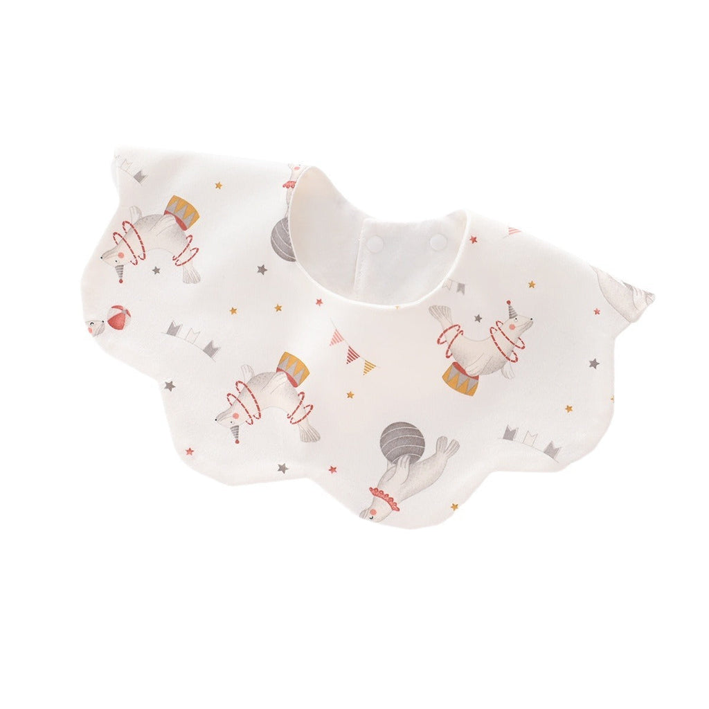 Pure Cotton Waterproof Baby Bib | Anti-Rash Drool Bib Newborn