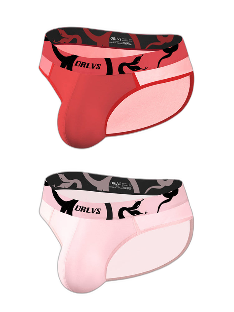 Men's Mesh Sport Briefs with Contoured Pouch & Ventilation