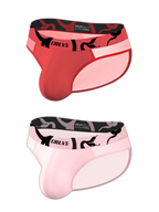 Men's Mesh Sport Briefs with Contoured Pouch & Ventilation