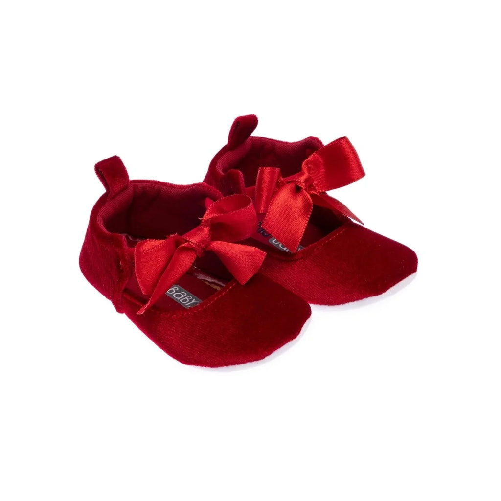 HelloBaby Girls Christmas Pre-Walker Shoes - Red