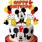 EBWHOLE Birthday Cake Toppers - Cute Mouse Decorations for Cakes & Cupcakes