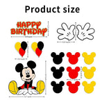 EBWHOLE Birthday Cake Toppers - Cute Mouse Decorations for Cakes & Cupcakes