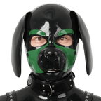 Furrjoi Silicone Beagle Hood Green