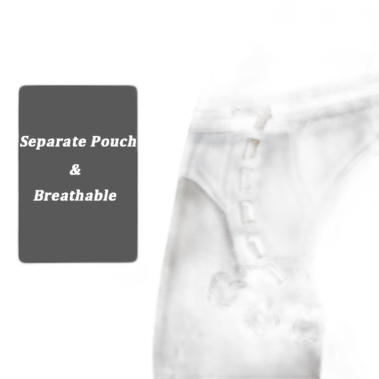 Men's Cotton Ball Pouch Separate Briefs