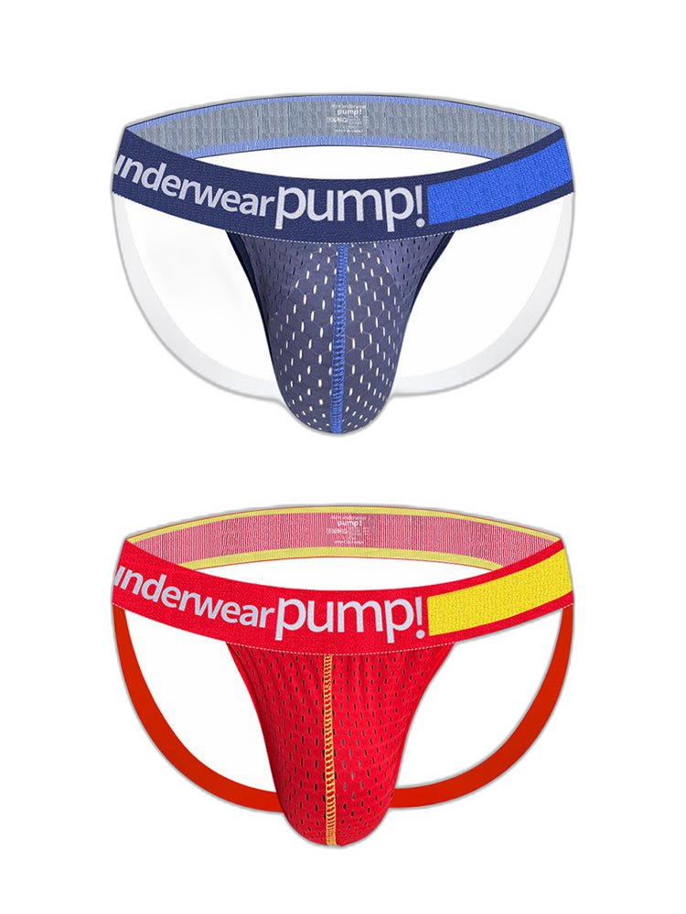 2 Pack Men's Sexy Hip-High Thongs