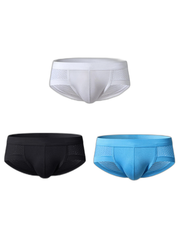 3 Pack Mens Contour Pouch Support Breathable Briefs