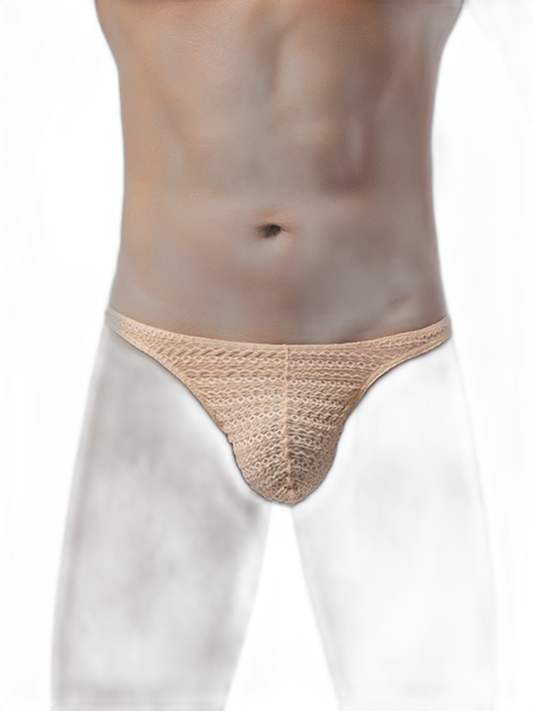 3-pack Men's Low-rise Sexy Mesh Lace Briefs