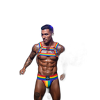 Jockmail Pride Warrior Rainbow Harness Set