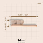 Eco Bath London Baby Brush with Goat Hair - Ultra Soft Baby Bath Brush for Newborns