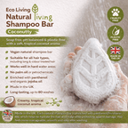 Eco Living festes Shampoo – Kokosduft, vegan & seifenfrei