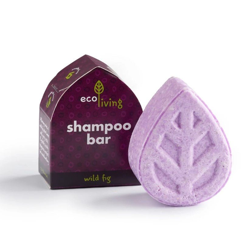 Eco Living Festes Shampoo Wilde Feige Beeren – Plastikfreie Vegane Shampoostücke