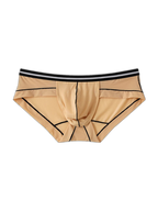3 Pack Men's Semi-Transparent Comfortable Soft Skin-Friendly Minimalist Briefs
