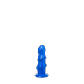 ruff GEAR Three Ridges Butt Plug 7 Inch Blue