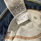 Vintage Levi's 514 Distressed Slim Fit Jeans Mid Blue W33 L32