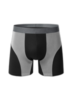Breathable Sports Boxer Briefs with Open Fly