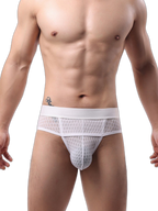 2 Pack Men's Lace Breathable Briefs
