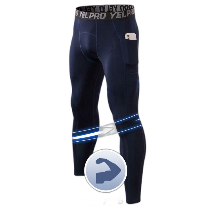 Mens Sports Thermal Leggings Compression Base Layer Tights