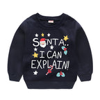 Christmas Casual Children Sweater Holiday Clothing