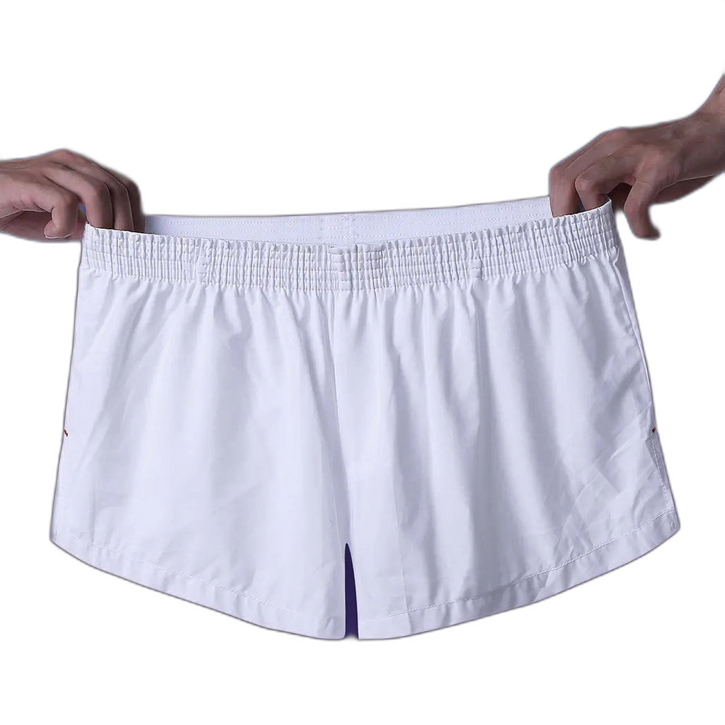 Casual Home Cotton Pouch Breathable Boxer Briefs for Men