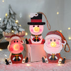 Christmas Decoration Luminous Ornaments Wooden