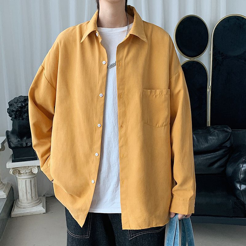 Men's Long-sleeve Shirt Korean-style Trendy Autumn
