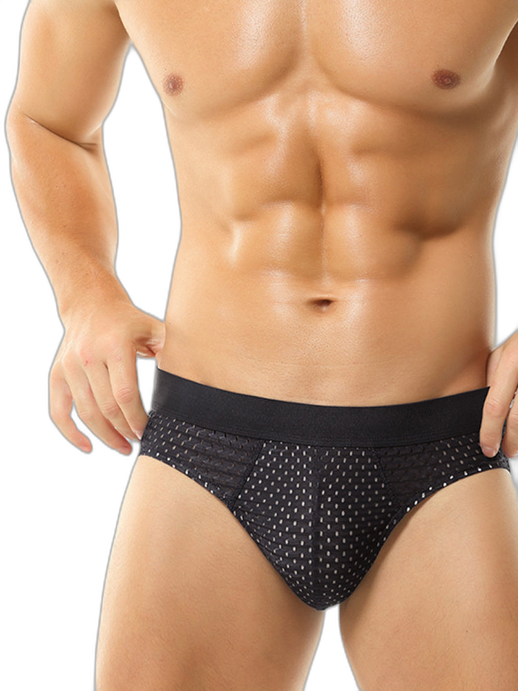 5 Pack Men’s Breathable Briefs In Mesh
