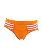 3 Pack Men's Mid-Rise Cotton Striped Briefs